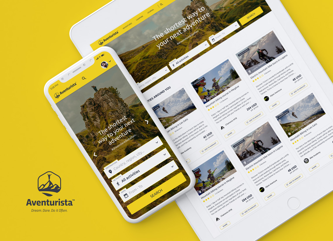 Aventurista Outdoor Website - DigitalSkin Design