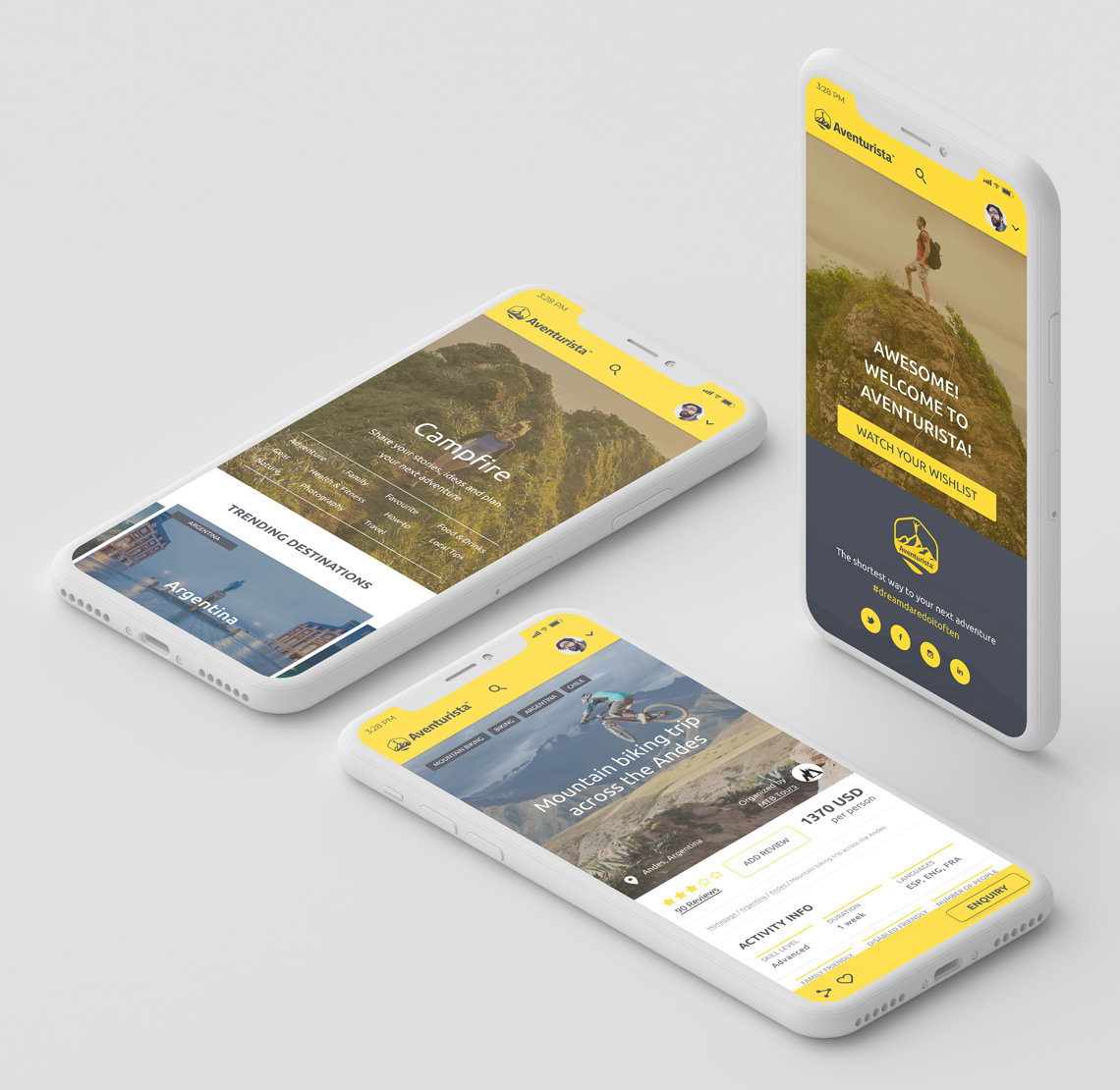 Aventurista Outdoor Website - DigitalSkin Design