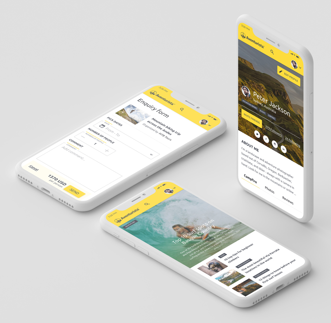 Aventurista Outdoor Website - DigitalSkin Design