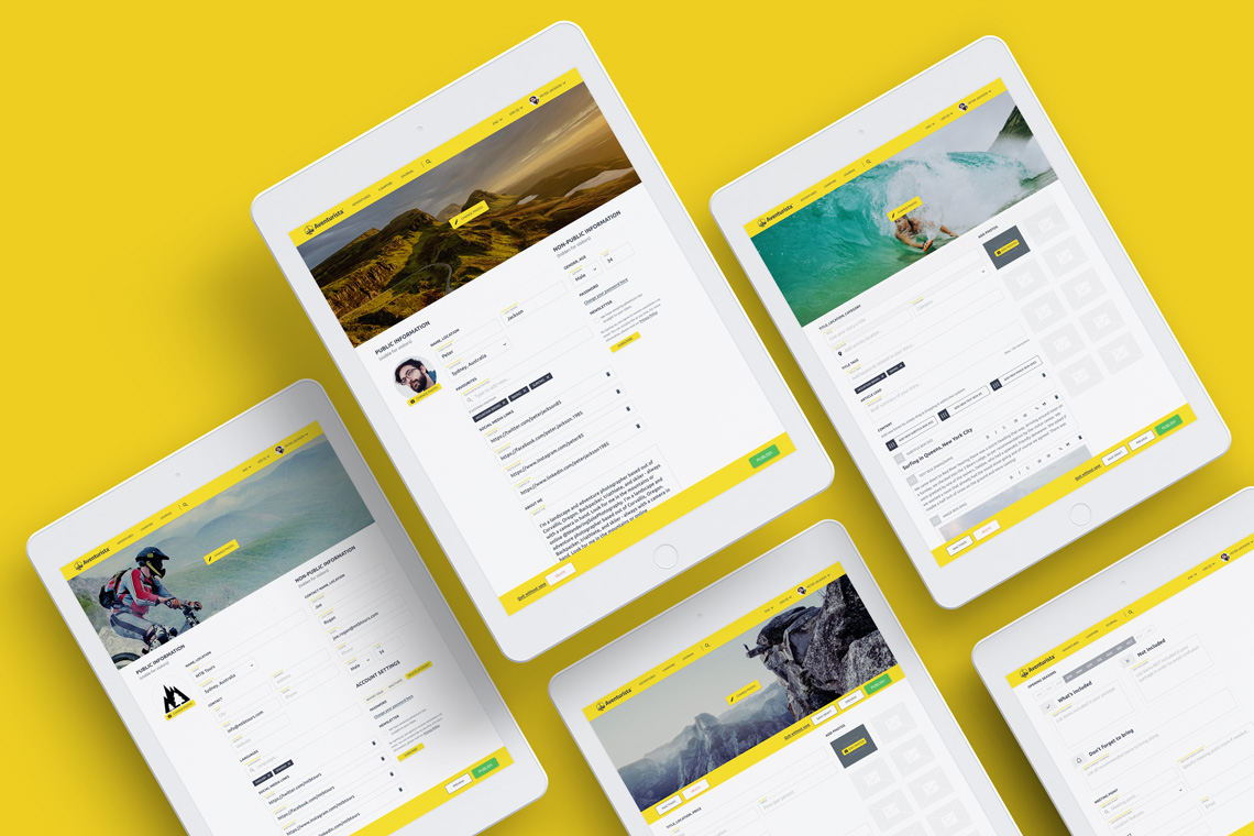 Aventurista Outdoor Website - DigitalSkin Design