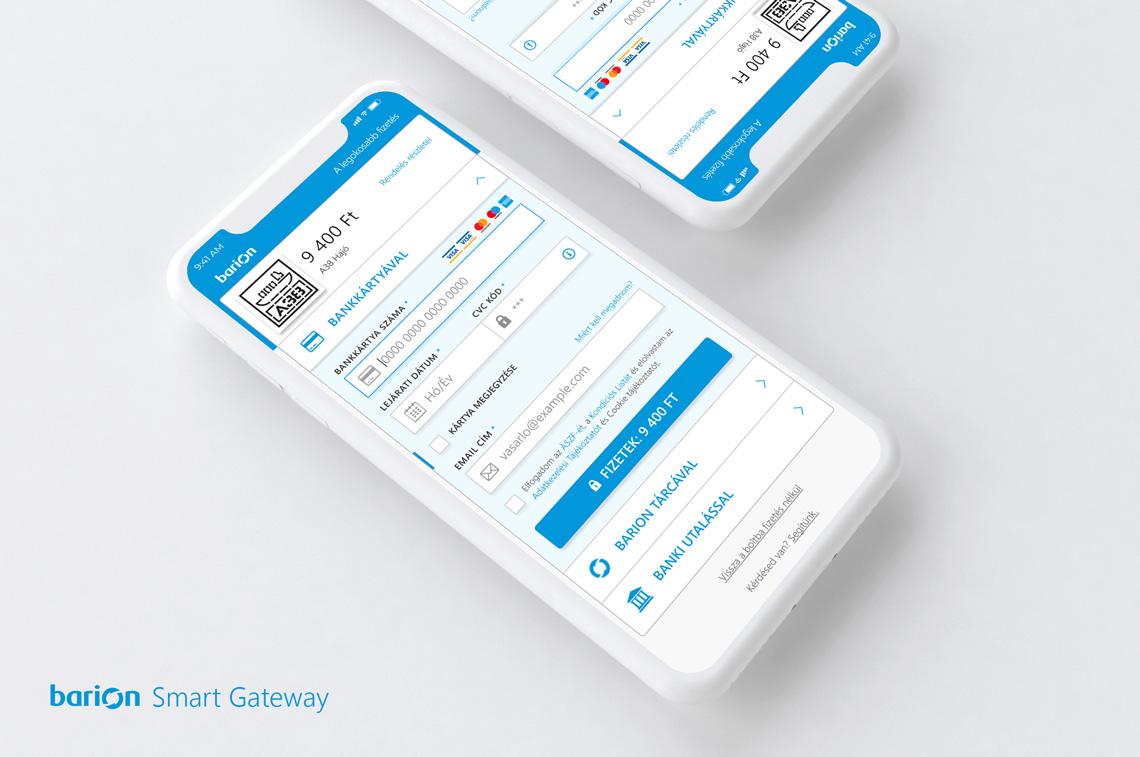 Barion Smart Gateway online payment - DigitalSkin Design