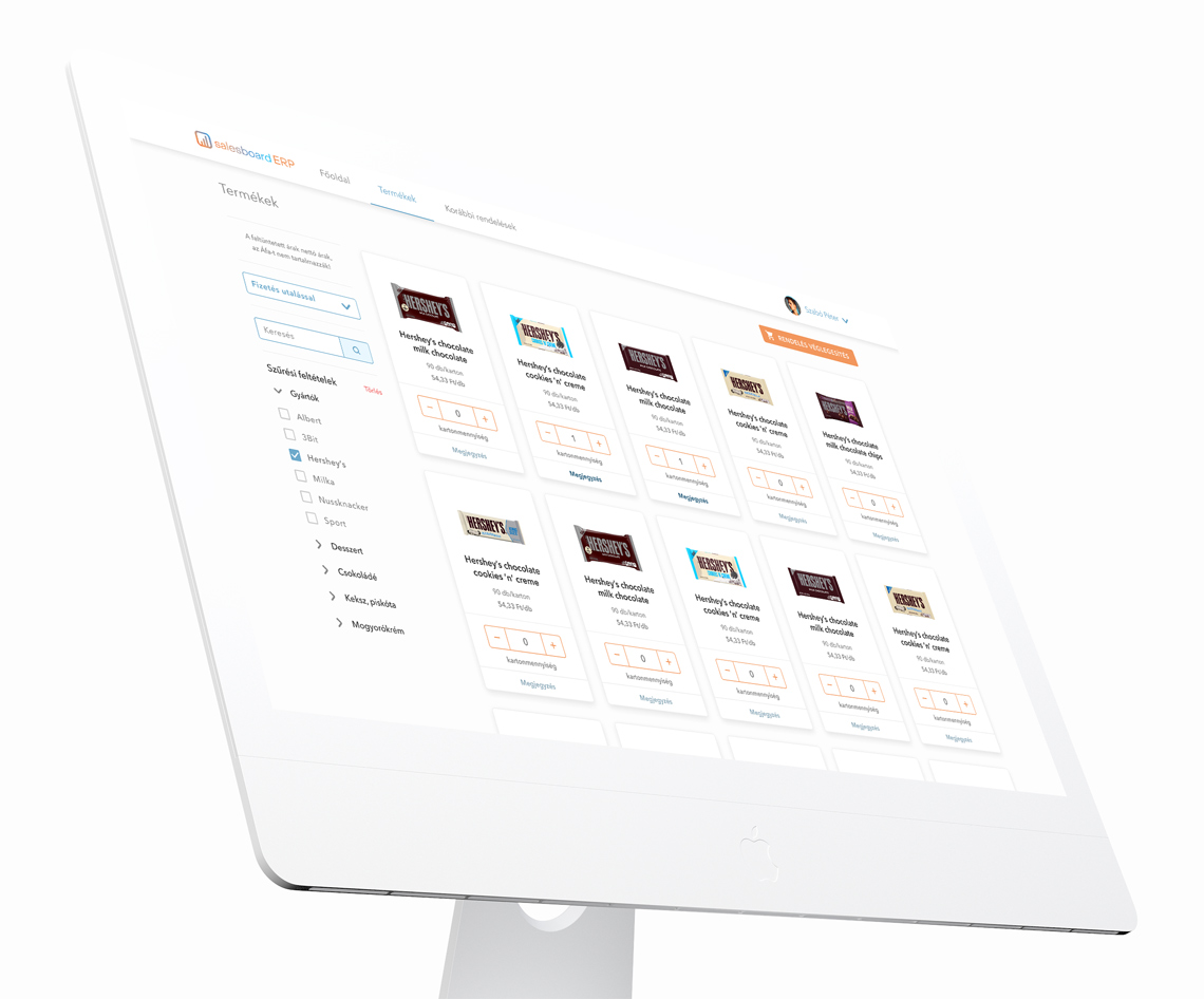 Salesboard ERP System - DigitalSkin Design