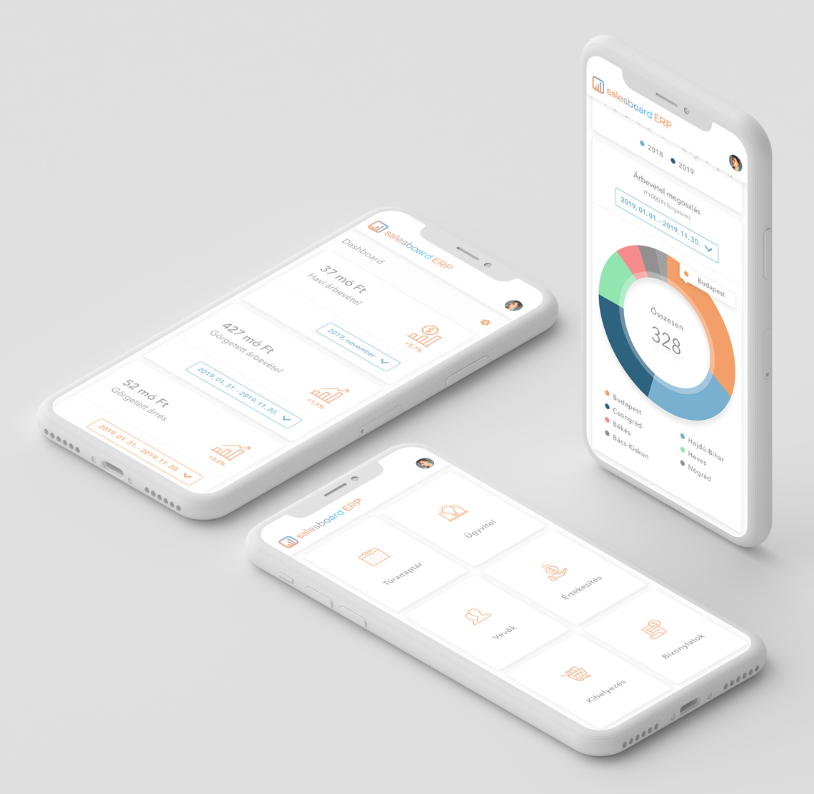 Salesboard ERP System - DigitalSkin Design