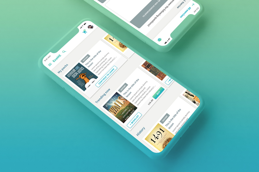 ExaMe - Content Services Platform redesign